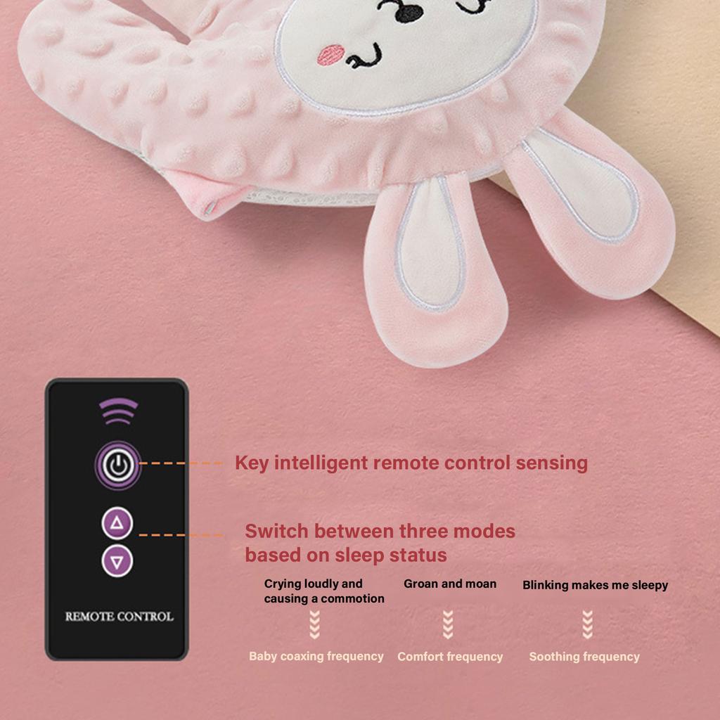 Cartoon Toddler Sleep Pillow Soothing Hand Designing with Remote Control for Newborn Baby Relaxation and Peaceful Sleep