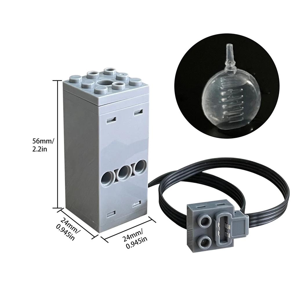 Remote 2.4G Control Receiver Component Programmable Sprayer Motor Telescopic Push Rod Music Box Power Parts Building Block Led