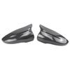 Carbon Fiber Style Black Rearview Side Mirror Cover Cap for VW JETTA MK6 Volkswagen Passat B7 Scirocco Beetle CC Eos Replacement