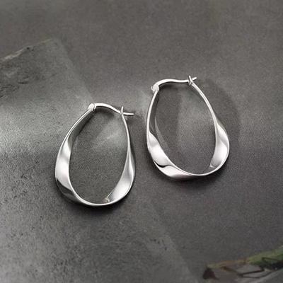 High-End Mobius Design Earrings & Ear Clips for Women