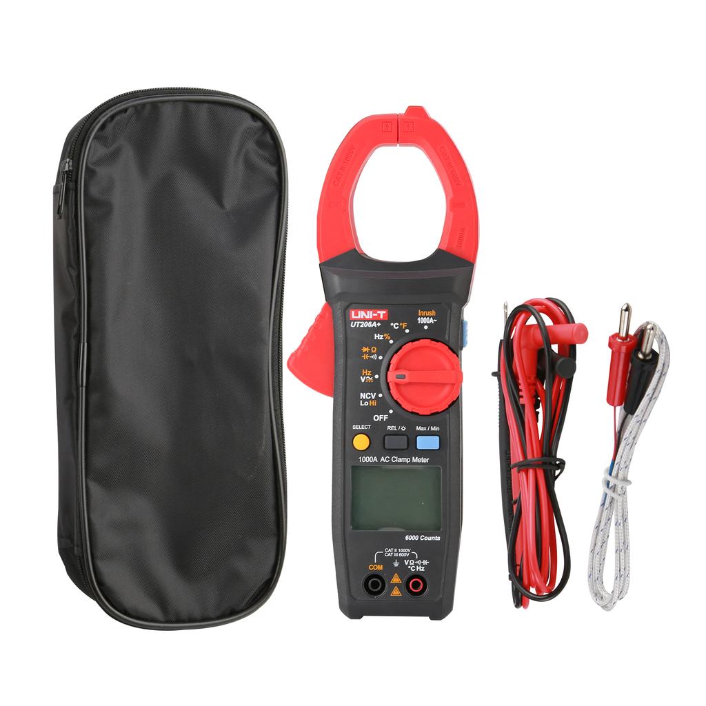 UNI-T UT206A+ Clamp Meter Digital Clamp Type Multimeter Universal Meter Autoranging Clampmeter 6099