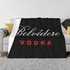 NOVÉ Deky a přehozy Belvedere Vodka Super Měkká Termo Deka pro Vnitřní i Venkovní Použití do Obývacího Pokojí, Ložnice, na Cestování