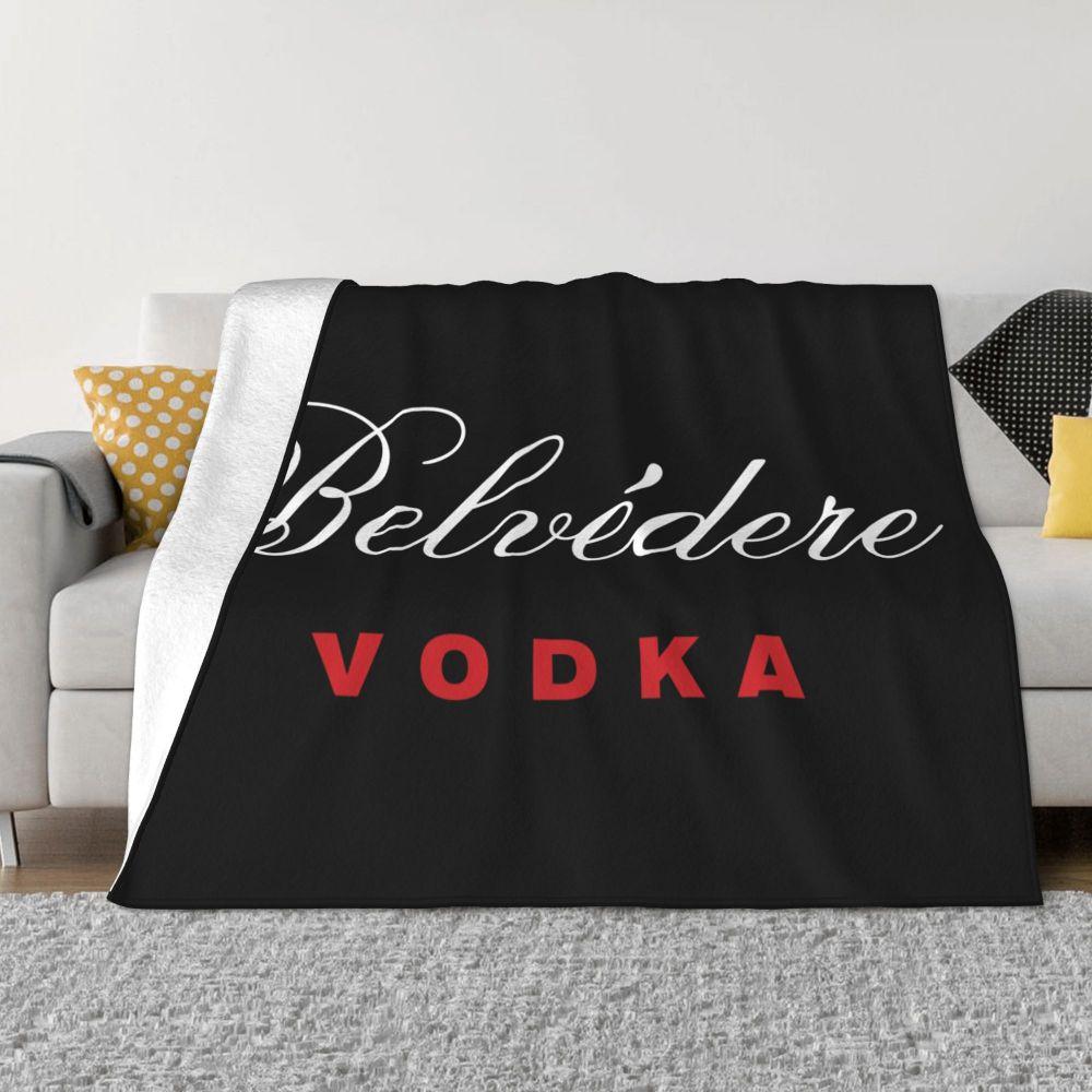

НОВІ Пледи та Покривала Belvedere Vodka Надзвичайно М які Термоізоляційні Пледи для Приміщення та Вулиці для Вітальні, Спальні, Подорожей 30x40in