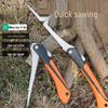 Fishtail Folding Handsaw with Fine Teeth for PVC Pipe and Gypsum Board