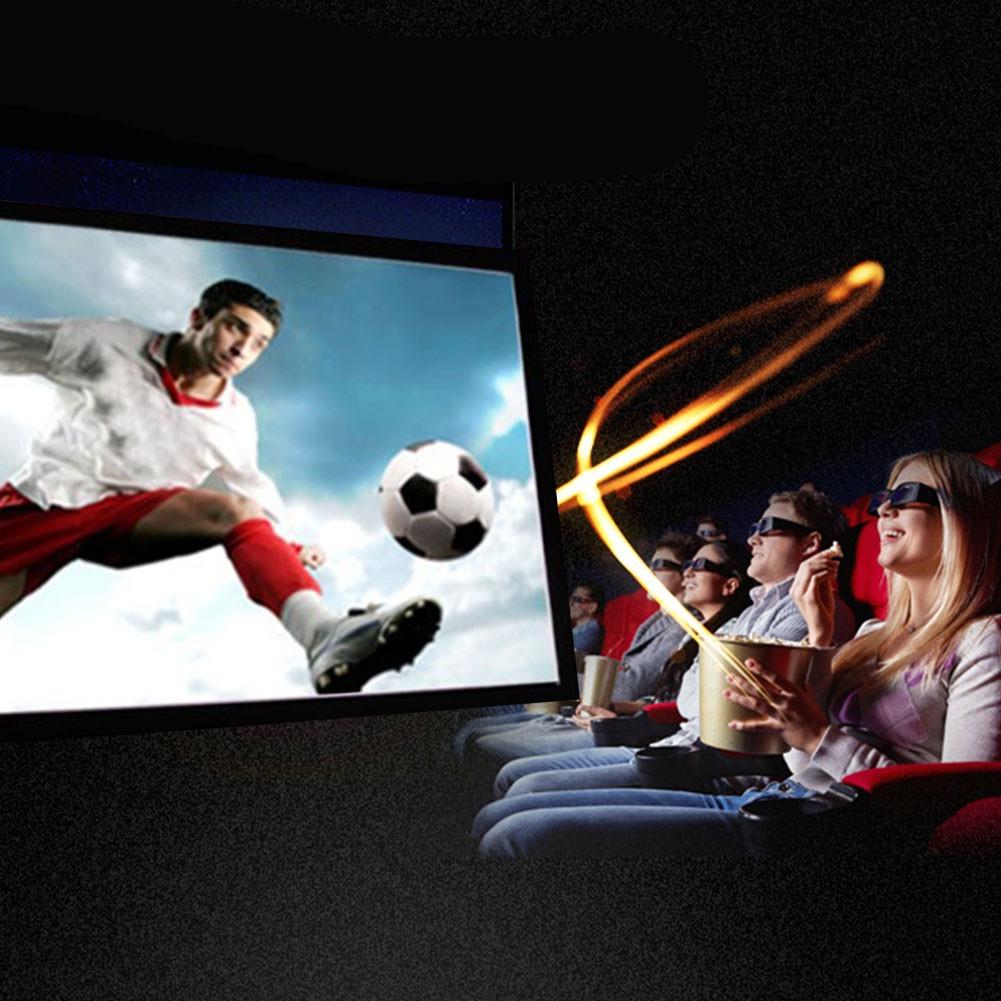 Buy Black Friday Projection Screen Portable Fabric Foldable 3D HD For