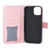 Phone Wallet Case With Card Slot Stand PU Leather Flower Embossed Protective Flip Cover for IPhone