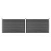 VidaXL Fence Panel Set Garden Barrier Fence Wall Balcony Edging Patio Terrace Backyard 3070447