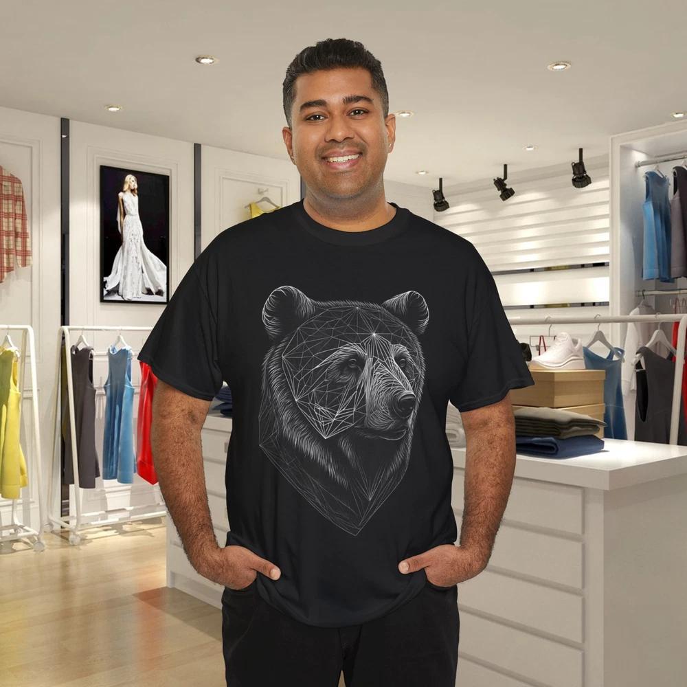 Bear Wild Animals Art Animal Print Animal Motif Bear TShirt S
