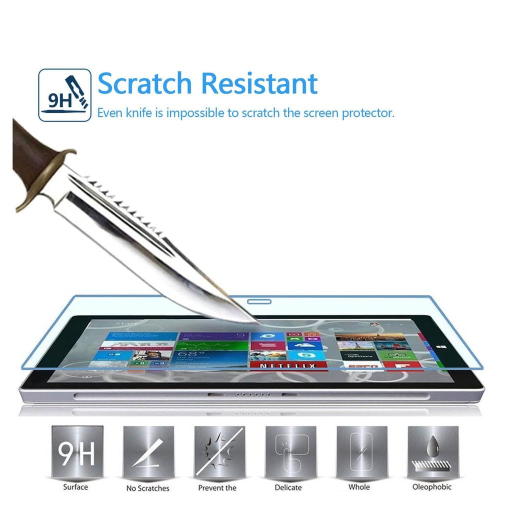 MEGOO Surface Pro Surface Pro Surface Pro 4 LCD-Schutzfolie aus gehärtetem Glas, einfach anzubringen, blasenfrei, automatische Adsorption, Glasfolie Surface Pro