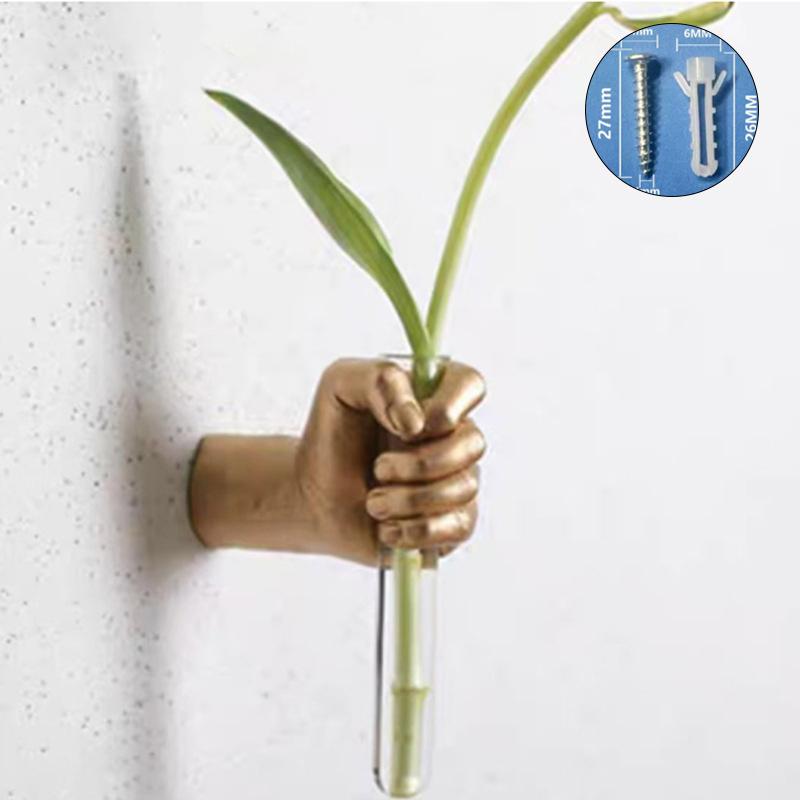 

Wall Vase Modern Living Room Decoration Vases Creative Art Accessories Design Vase Aesthetic Home Ornament Vases Small Sculpture золотий