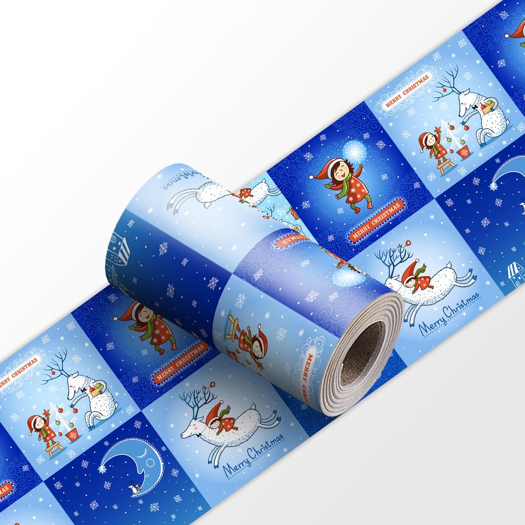 240cm Length Luxury European Style Skirting Corner Wall Sticker Bathroom Office Glass Waist Line Home Decor Waterproof Floor Waveguide Art Wallpaper