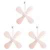 3Pcs Wall Mounted Air Conditioning Ventilator Anti Direct Blowing Adjustable Air Conditioner Vent Fan Energy Saving Windproof
