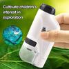 Microscope 60-120x Lab Handheld Microscope Battery Powered Microscope With LED Light Kids Science Microscope
