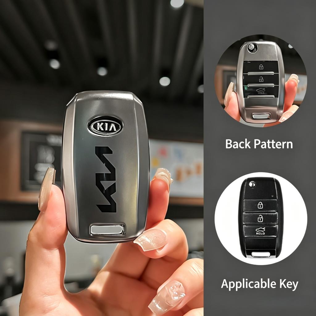 Car Key Case Case Keychain for Kia KN RIO 3 K2 K3 K4 K5 Sportege Picanto Optima Soul Ceed Sorento Forte Stinger Cerato