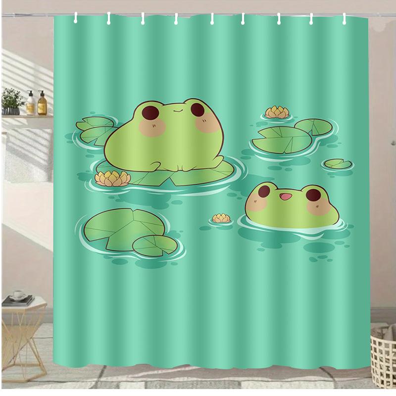 Sunset in Hawaii Washable Dirt-Resistant Shower Curtain Shower Head waterproof Polyester Bath Curtain For Home Decor Accessories