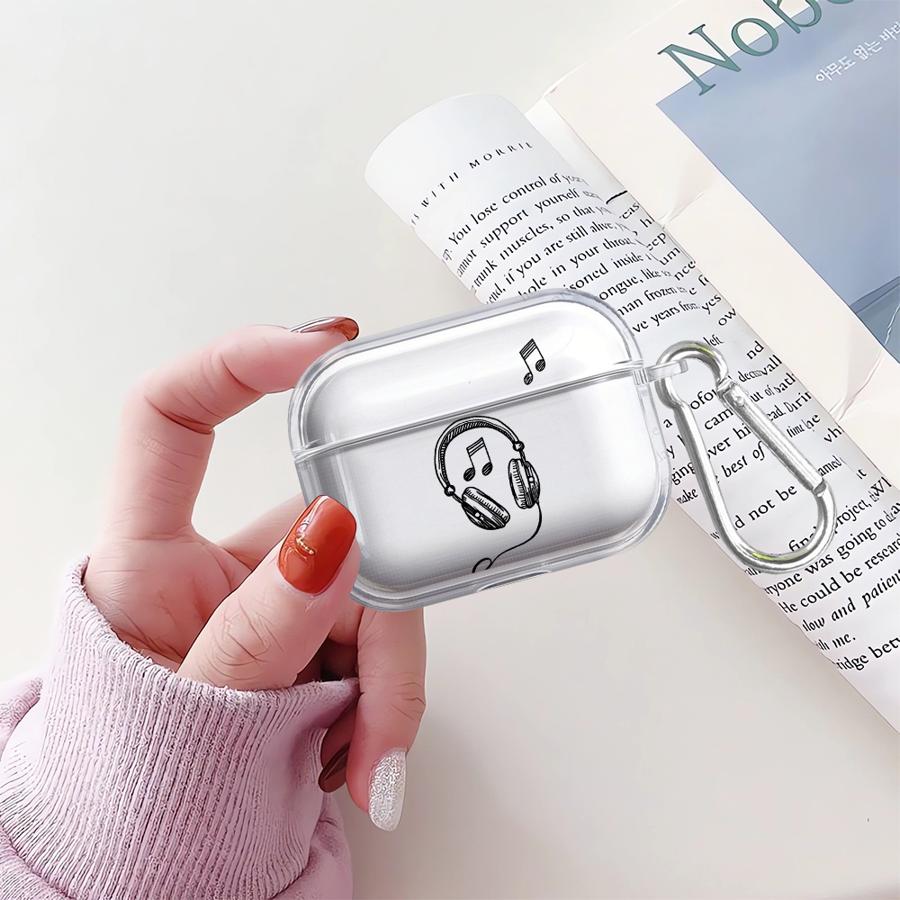 Cool Earphones Case For Airpods 1 4 Pro Pro2 3 2 Pro3 Clear Earphone Cases Cover