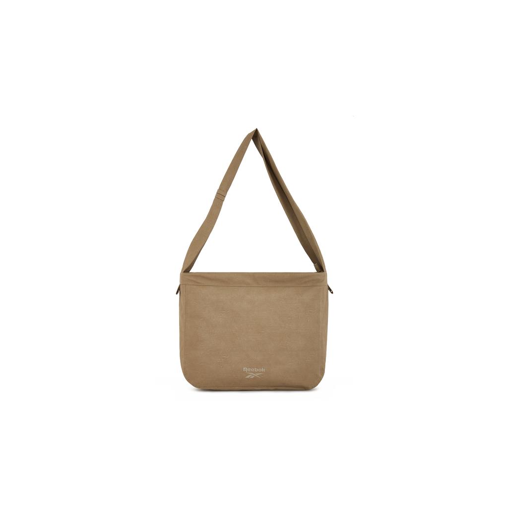 New Reebok Polyurethane Shoulder Bag, Crossbody Bag, Hobo Bag Regular Unisex Light Gray/Dark Gray RB240080M