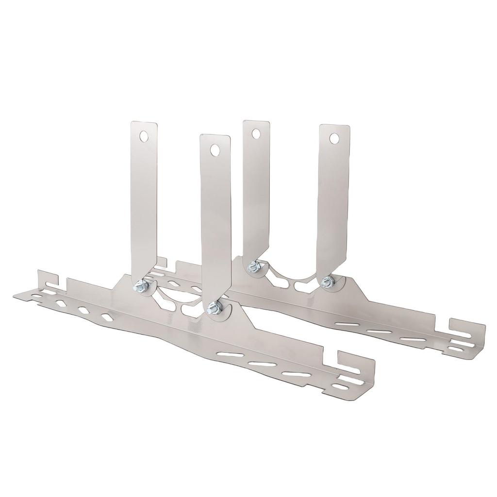 2 Sets Wheel Alignment Tool Alloy Steel Silver Color Wheel Angle Alignment Tool with 2PCS Tape