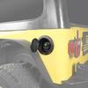 Schwarze Kraftstoffklappe Tankdeckel Gasdeckel Abdeckung für Jeep Wrangler TJ 1997-2006