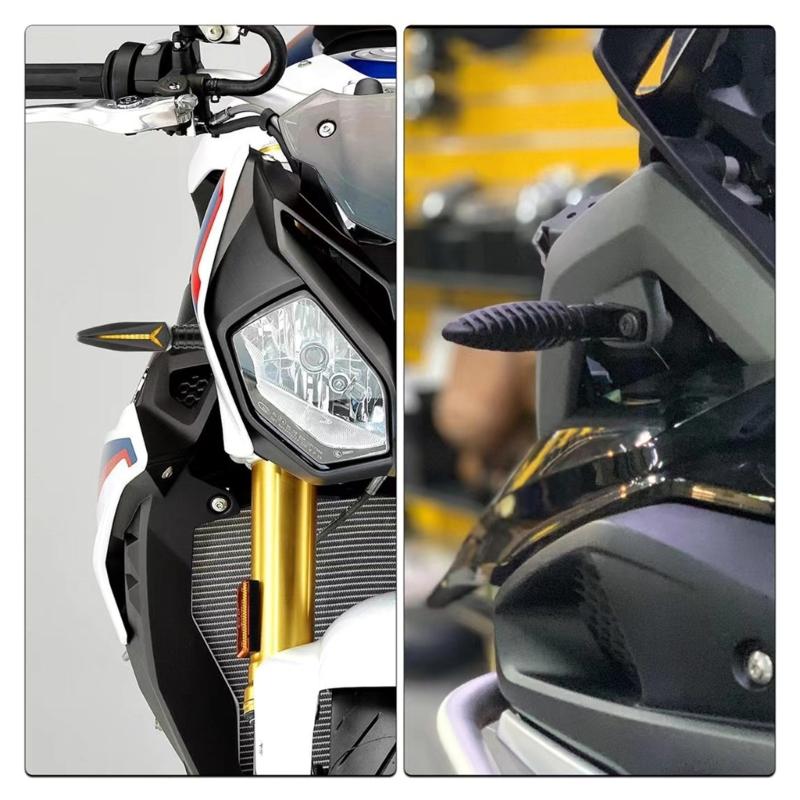 Motorcycles LED Lights Front Turn Signal/Blinker, Running Light Indicators for R1200 ADV K1300R R800GS ,1 Pair