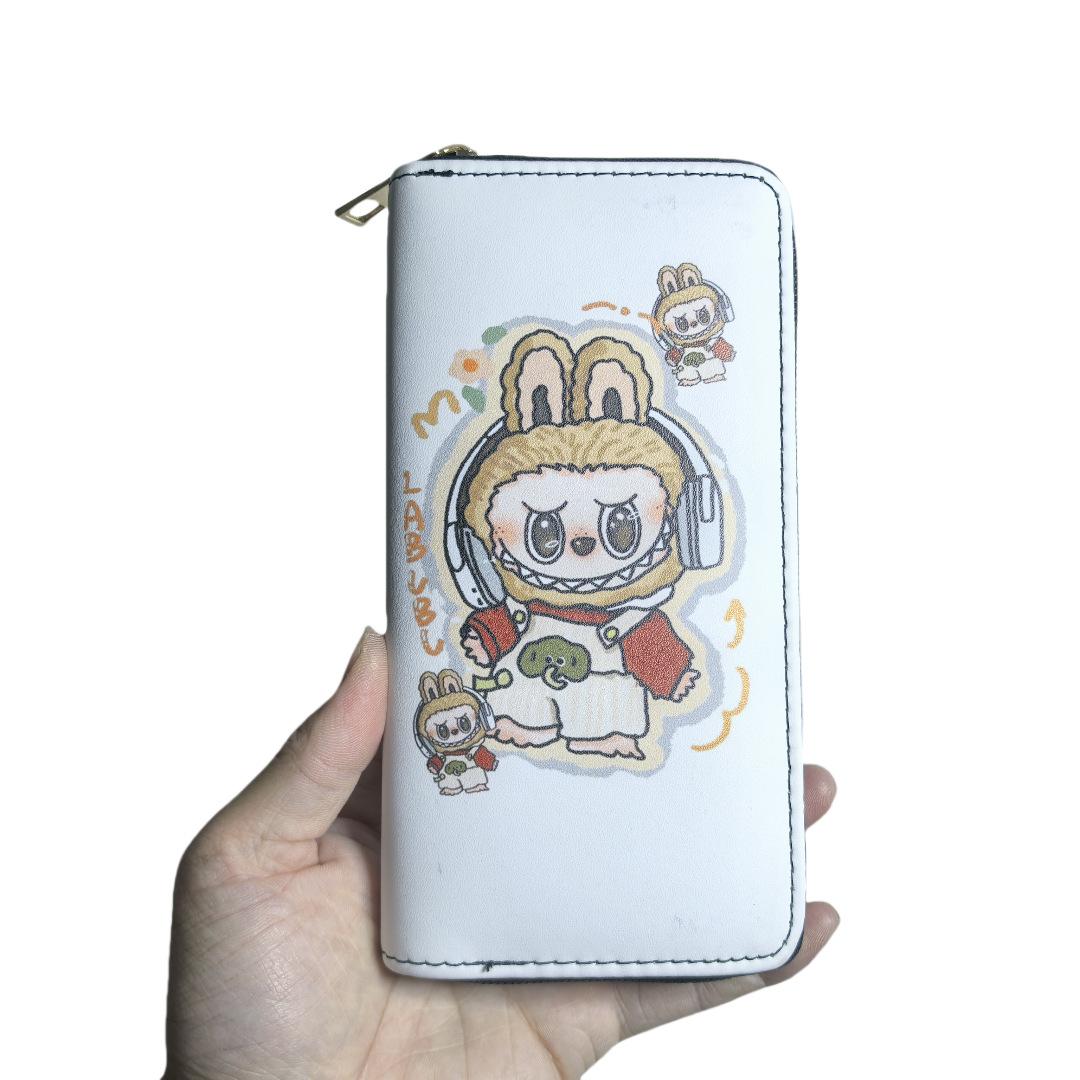 

Bubu long nylon zipper wallet wallet card bag