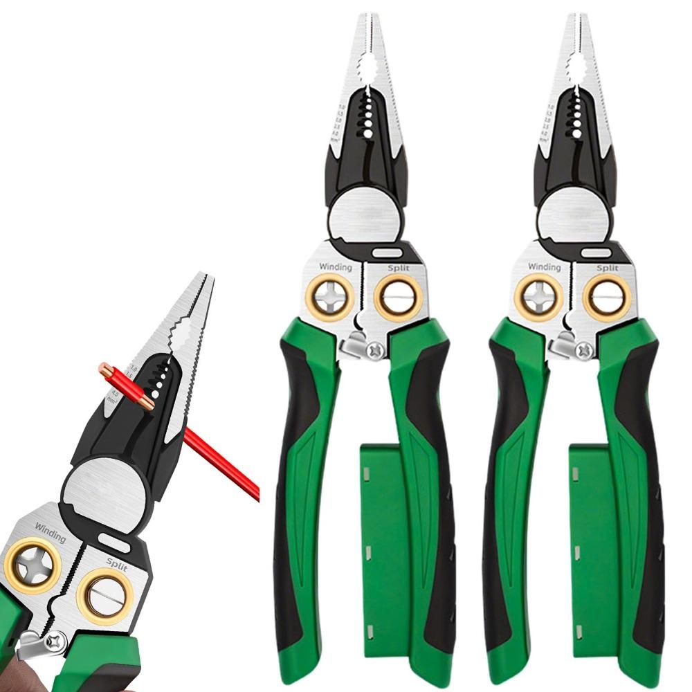Multi-function 8 in 1 Wire Stripper Electrical Measurement Electric Pliers New Voltage Tester