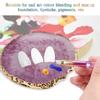 Natural Resin Stone Nail Art Plate Gel Polish Holder Drawing Color Palette Nail Art Display