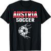Österreich Fußball in Netz - Österreichische Fußballfans T-Shirt