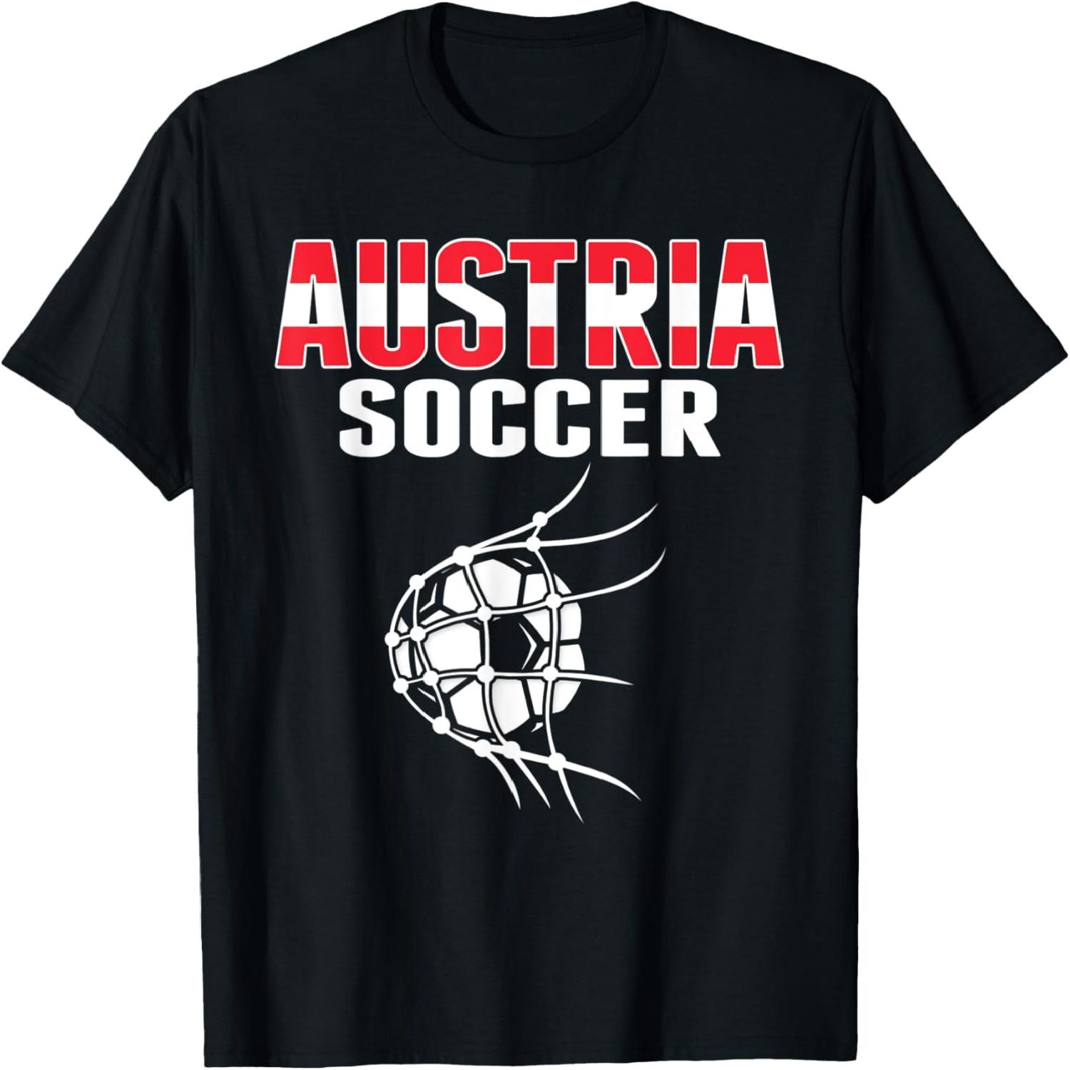 

Austria Soccer Ball In Net - Austrian Football Supporters T-Shirt S разноцветный