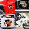 Chicken Car Stickers Funny Chicken Window Decals Poultry Car Bumper Decals 3D Realistic Rooster Decals Funny Car Stickers Funny Farm Animal Chicken