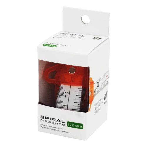 SK Spiral Tape Measure, 19mm x 2.1m, Shaku Equivalent Graduations, Orange, SMT-1920SOR