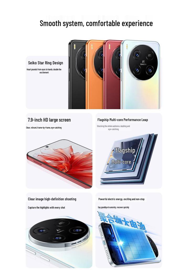 2026 Global Version 512GB 5G Android Smartphone with 7.9-inch Display Official Model
