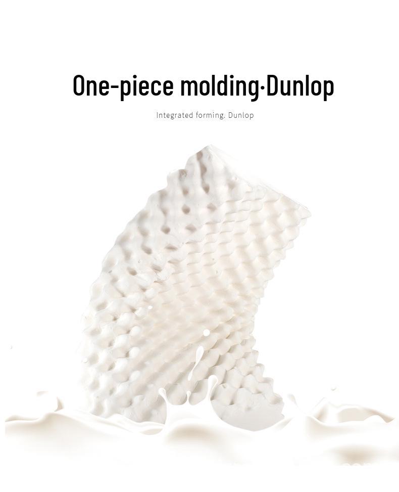 Nackenstützkissen aus Naturlatex mit Silikon-Wolfszahn-Design