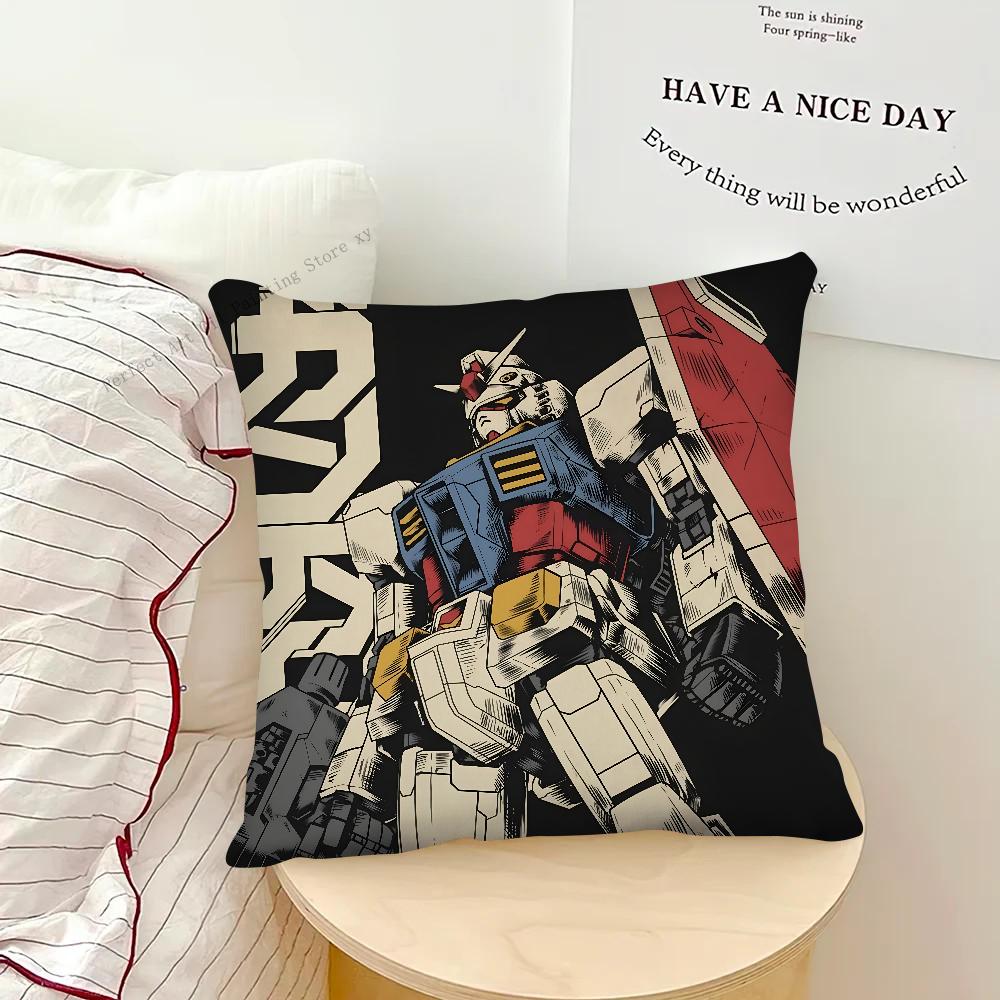 Game G-Gundam Pillow Case Square Pillow Bedroom Sofa Leisure Comfort Cushion Car Living Room Home Decoration