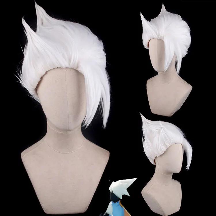 Sky Light Awaits Parrucca Personaggio Anime Cartone Animato Cosplay Lolita Capelli Bianchi Figli della Luce Daleth Costume di Halloween