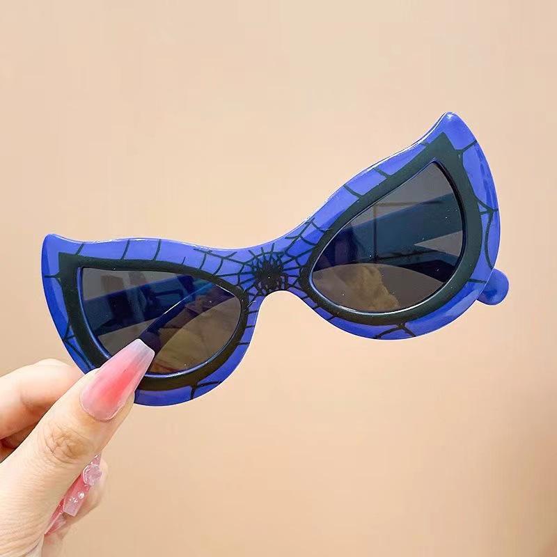 Cartoon Spiderman Kids' Sunglasses - Fun Fashion Posing Glasses for Boys and Girls