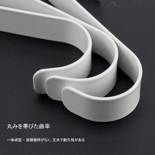 WANJICHENRUI Door Hooks, Garbage Bag Hangers, Lintel Hooks, Set of 10, Non-Slip Door Hangers for Kitchen, Storage, Entryway, Closet, Bathroom, and Und