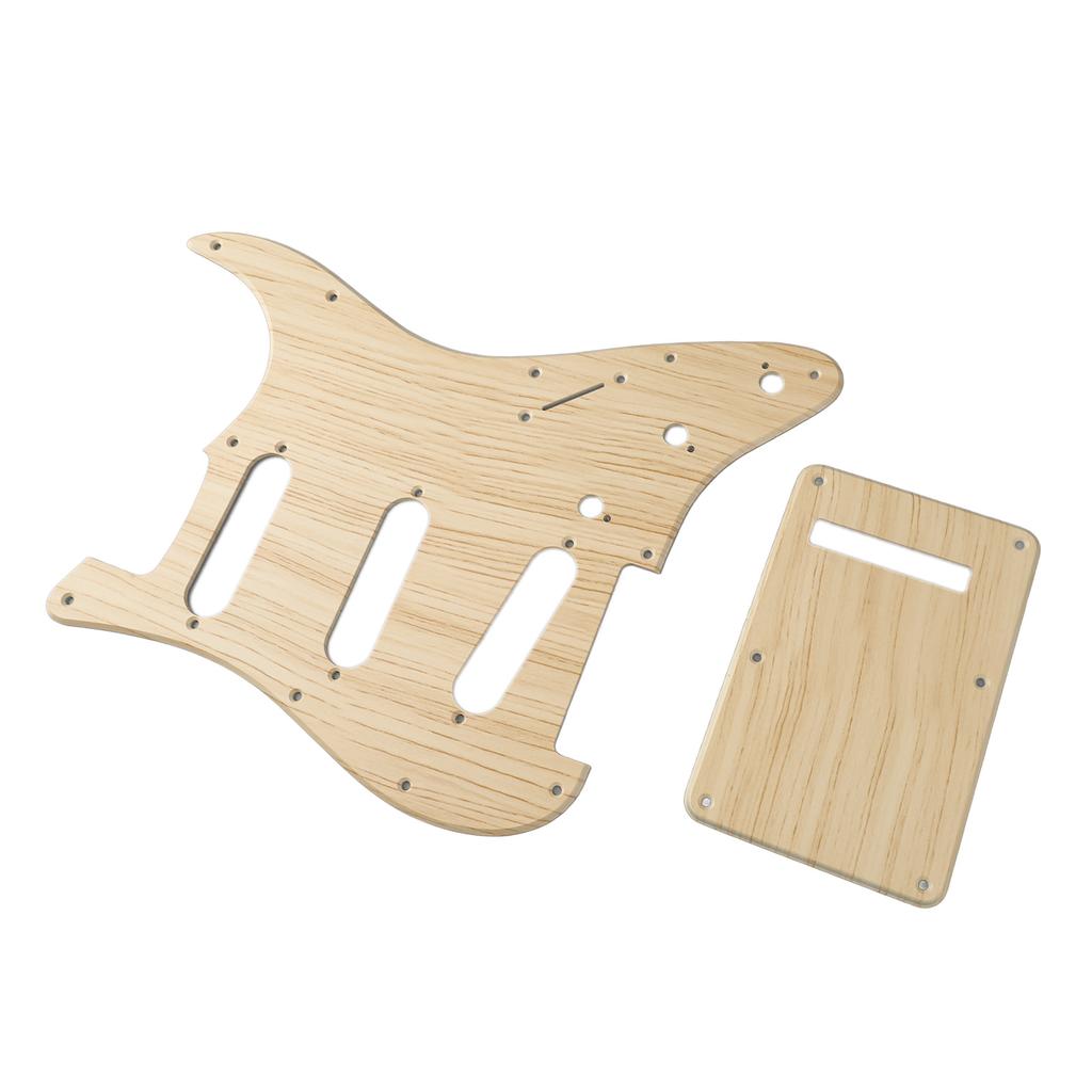 Electric Guitar Pickguard with Back Cover Plate Electric Guitar Pickguard Plate Replacement