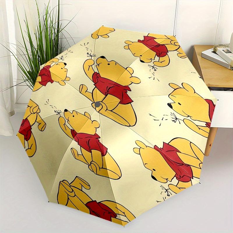 

Winnie the Pooh,Dandelion Automatic folding umbrella, 8 ribs portable foldable design, best choice for business and going out, birthday, Hal