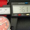 USED VINTAGE SEIKO 5 AUTOMATIC 6119C JAPAN MENS DATE RED DIAL WATCH A433806-2 R119-a433806