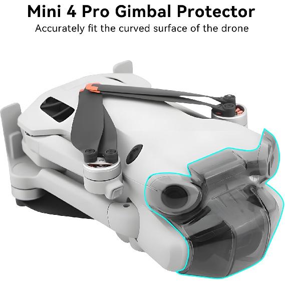 Gimbal Protector Cover for Mini 4 Pro Lens Cover Dustproof Cap Compatible with DJI Mini 4 Pro Drone Accessories Replacement Part Gimbal Guard