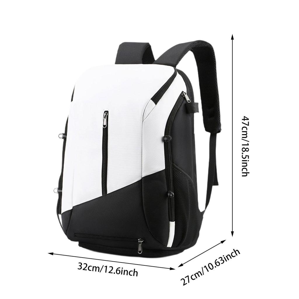 Basketball Backpack with Shoes Compartments Fitness Bag Sports Equipment Bag