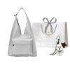 New Skechers Fabric Crossbody Bag, Shoulder Bag Regular Unisex Moonball Gray L124U140-00MV