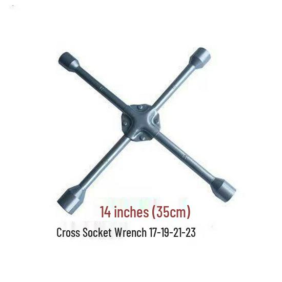 4-Way Car Tire Wrench - Extended Labor-Saving Disassembly Tool