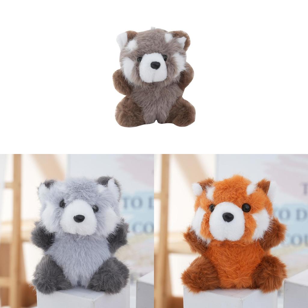 Small Raccoon Plush Toy Car Seat Decor With Pp Cotton Filling For Kids And Gifts