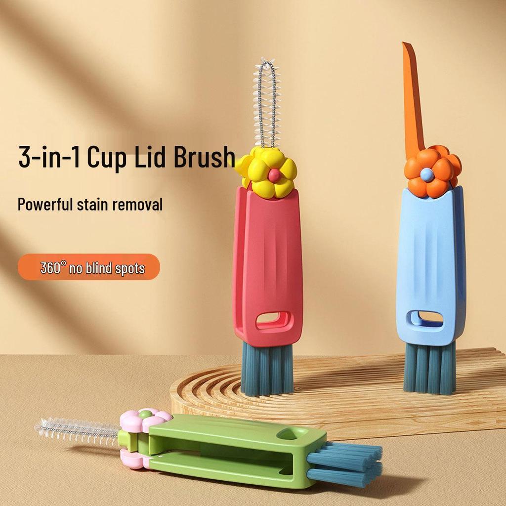 Petal Multi-Functional Groove & Gap Cleaning Brush for Baby Bottles & Cups
