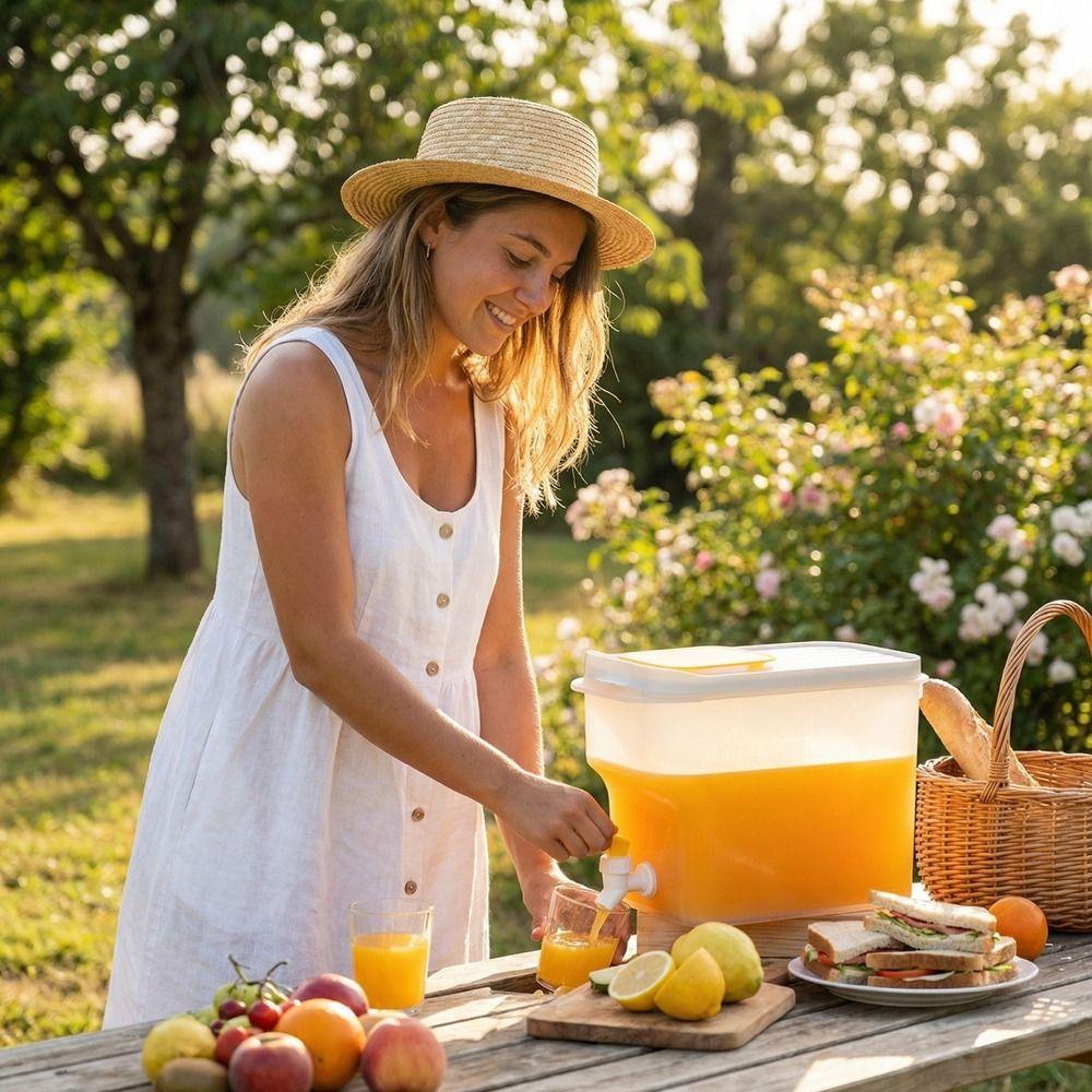 4L Cold Water Kettle Leak-Proof Refrigerator Water Jug Juice Pitcher  Chilled Water