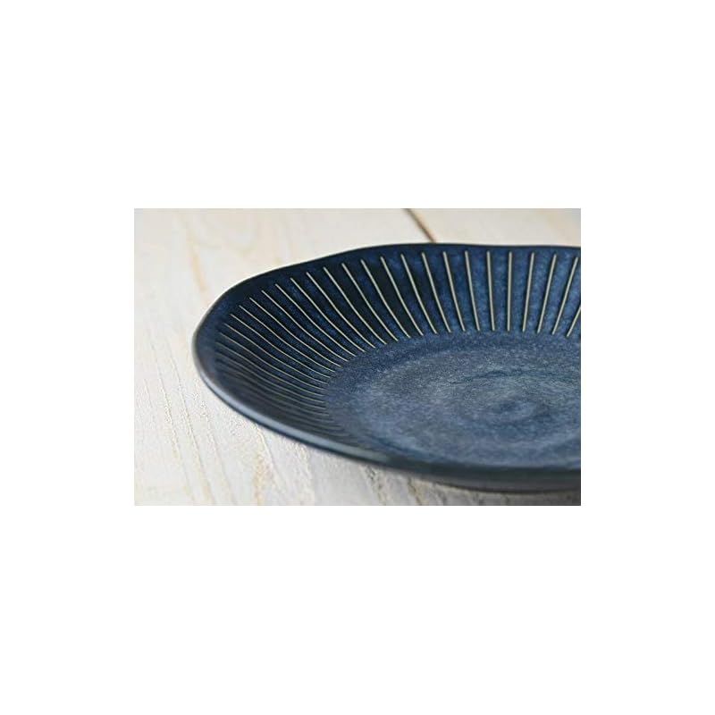 Yamani Medium Plate, Blue, 19.7cm, Sea Blue Grass Pattern, 05190527