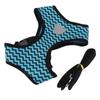 Pet Harness Reflective Pet General Harness with Traction Rope for Cats and Small and Medium Sized DogsBlue M
