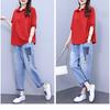 Fashion Loose Plus Size Short Sleeve European Style T-shirt Women's European Trendy Loose Fit Oversized Tee Top